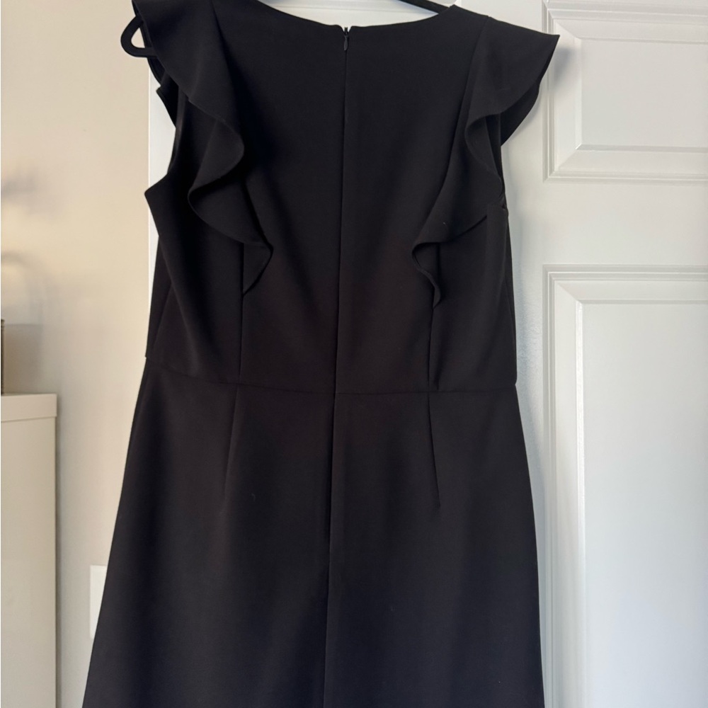 French Connection Black Ruffle Mini Dress - Picture 3 of 5